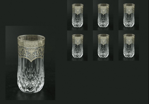 Opera B9 OESK Water Glasses 240ml 6pcs in Flora´s Empire Pl. Crystal Light (20-1/658/L)