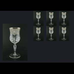 Opera C2 OESK Wine Glasses 230ml 6pcs in Flora´s Empire Pl. Crystal Light (20-1/654/L)