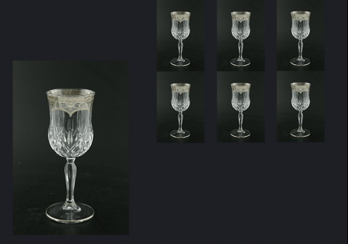 Opera C3 OESK Wine Glasses 160ml 6pcs in Flora´s Empire Pl. Crystal Light (20-1/653/L)