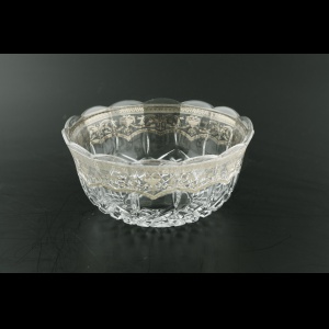 Opera MS OESK Small Bowl d18cm 1pc in Flora´s Empire Platinum Crystal Light (20-1/584/L)