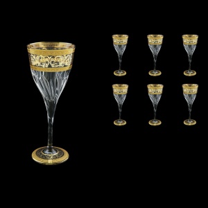 Fluente C2 FALK D Wine Glasses 291ml 6pcs in Allegro Golden Light Decor+D (66-750/L)
