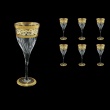 Fluente C2 FALK D Wine Glasses 291ml 6pcs in Allegro Golden Light Decor+D (66-750/L)