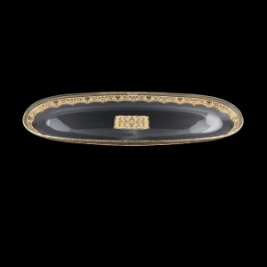 Fenice OT FELI Oval Tray 50x16cm 1pc in Flora´s Empire Golden Ivory Light Decor (25-725/L)