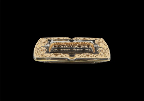 Torcello PO TELI Ashtray 15x15cm 1pc in Flora´s Empire Golden Ivory Light Decor (25-706/L)