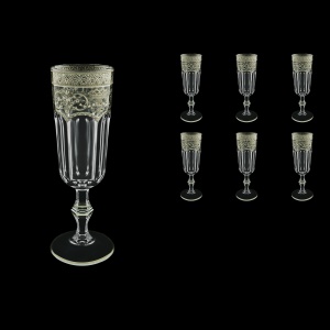 Provenza CFL PESK Champagne Flutes 160ml 6pcs in Flora´s Empire P. Crystal L. (20-1/524/L)