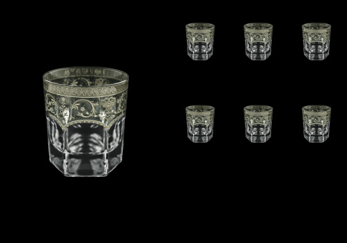 Provenza B2 PESK Whisky Glasses 280ml 6pcs in Flora´s Empire P. Crystal Light (20-1/527/L)