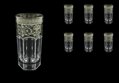 Provenza B0 PESK Water Glasses 370ml 6pcs in Flora´s Empire P. Crystal Light  (20-1/525/L)