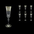Adagio CFL AASK D Champagne Flutes 180ml 6pcs in Allegro Pl. Light Decor+D (66-1/645/L)