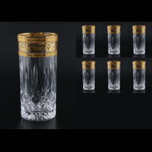 Opera B0 OALK Water Glasses 350ml 6pcs in Allegro Golden Light Decor (65-745/L)