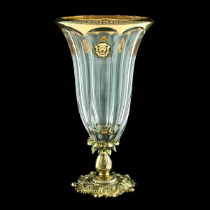 Panel VVZ PLGB CH Vase 33cm 1pc in Antique&Leo Golden Black Decor (42-174/JJ02)