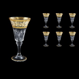 Wellington C2 WALK Wine Glasses 280ml 6pcs in Allegro Golden Light Decor (65-761/L)