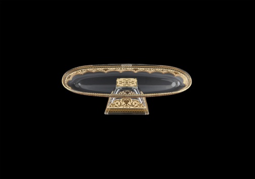 Fenice OTC FELI Oval Tray 30x9,5cm 1pc in Flora´s Empire Golden Ivory Light D. (25-621/L)