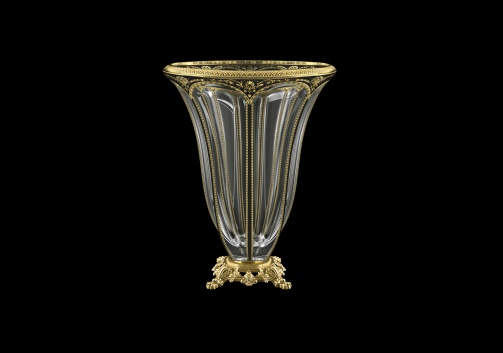 Panel VVZ PEGB B Vase 33cm 1pc in Flora´s Empire Golden Black Decor (26-610/O.245)