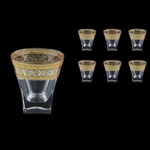 Fusion B2 FALK Whisky Glasses 270ml 6pcs in Allegro Golden Light Decor (65-780/L)