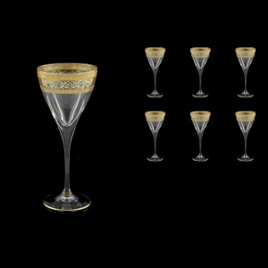 Fusion C3 FALK D Wine Glasses 210ml 6pcs in Allegro Golden Light Decor (65-773/L)
