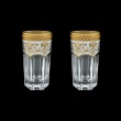 Provenza B0 PEGW Water Glasses 370ml 2pcs in Flora´s Empire Golden White Decor (21-525/2)