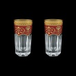 Provenza B0 PEGR Water Glasses 370ml 2pcs in Flora´s Empire Golden Red Decor (22-525/2)