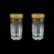Provenza B0 PEGB Water Glasses 370ml 2pcs in Flora´s Empire Golden Black Decor (26-525/2)