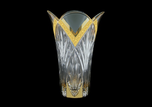 Lotus VV LNGC Vase 25cm 1pc in Romance Golden Classic Decor (33-215)