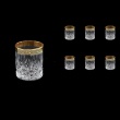 Opera B2 OMGB Whisky Glasses 300ml 6pcs in Lilit Golden Black Decor (31-236)