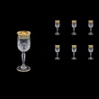 Opera C5 OMGB Liqueur Glasses 60ml 6pcs in Lilit Golden Black Decor (31-233)