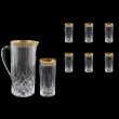 Opera Set J+B0 OMGW 1200ml+6x350ml in Lilit Golden Black Decor (31-239/237)