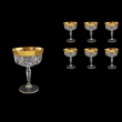 Opera CCH ONGC Champagne Bowl 240ml 6pcs in Romance Golden Classic Decor (33-156)