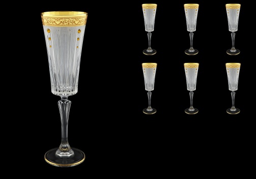 Timeless CFL TNGC SKTO Champagne Flutes 210ml 6pcs in Romance G. Cl.+SKTO (33-131/bKTO)