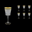 Timeless C2 TMGB SKTO Wine Glasses 298ml 6pcs in Lilit Golden Black+SKTO (31-130/bKTO)