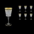 Timeless C2 TMGB SKTO Wine Glasses 298ml 6pcs in Lilit Golden Black+SKTO (31-130/bKTO)