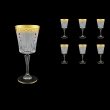 Timeless C2 TNGC SKLI Wine Glasses 298ml 6pcs in Romance Golden Classic+SKLI (33-130/bKLI)