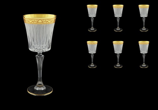 Timeless C3 TNGC S Wine Glasses 227ml 6pcs in Romance Golden Classic Decor+S (33-129)