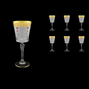 Timeless C3 TNGC SKLI Wine Glasses 227ml 6pcs in Romance Golden Cl. D.+SKLI (33-129/bKLI)
