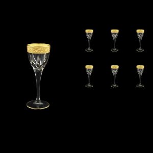 Trix C5 TNGC Liqueur Glasses 70ml 6pcs in Romance Golden Classic Decor (33-807)