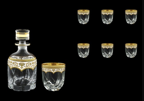 Trix Set WD+B2 TEGW Whisky Set 800ml+6x400ml in Flora´s Empire Gold. White D. (21-569/566)