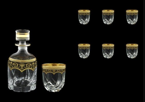 Trix Set WD+B2 TEGB Whisky Set 800ml+6x400ml in Flora´s Empire Gold. Black D. (26-569/566)