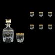 Trix Set WD+B3 TEGC Whisky Set 800ml+6x290ml in Flora´s Empire Gold. Blue D. (23-569/565)