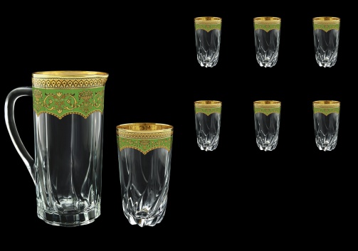 Trix Set J+B0 TEGG 1200ml+6x470ml 1+6pcs in Flora´s Empire Golden Green D. (24-568/567)