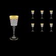 Timeless C5 TNGC SKLI Liqueur Glasses 110ml 6pcs in Romance Gold. C. D.+SKLI (33-112/bKLI)