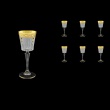 Timeless C5 TNGC SKTO Liqueur Glasses 110ml 6pcs in Romance Gold. C. D.+SKTO (33-112/bKTO)