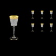 Timeless C5 TNGC SKCR Liqueur Glasses 110ml 6pcs in Romance Gold. C. D.+SKCR (33-112/bKCR)