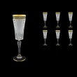 Timeless CFL TMGB SKCR Champagne Fluetes 210ml 6pcs in Lilit Gol. Black+SKCR (31-131/bKCR)
