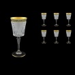 Timeless C2 TMGB SKCR Wine Glasses 298ml 6pcs in Lilit Golden Black+SKCR (31-130/bKCR)
