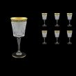 Timeless C2 TMGB SKCR Wine Glasses 298ml 6pcs in Lilit Golden Black+SKCR (31-130/bKCR)