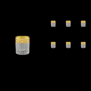 Timeless B5 TNGC S Liqueur Tumblers 78ml 6pcs in Romance Gold. Cl. D+S (33-111)