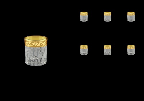 Timeless B5 TNGC S Liqueur Tumblers 78ml 6pcs in Romance Gold. Cl. D+S (33-111)