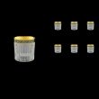 Timeless B3 TMGB SKTO Whisky Glasses 313ml 6pcs in Lilit Gold. Black D.+SKTO (31-110/bKTO)