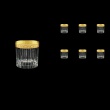 Timeless B3 TNGC Whisky Glasses 313ml 6pcs in Romance Golden Classic Decor (33-279)