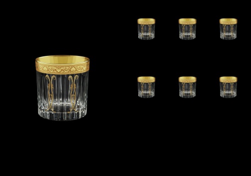 Timeless B3 TNGC H Whisky Glasses 313ml 6pcs in Romance Golden Classic Decor+H (33-279/H)