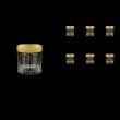 Timeless B3 TNGC H Whisky Glasses 313ml 6pcs in Romance Golden Classic Decor+H (33-279/H)